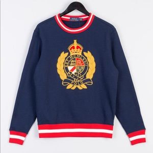 NWT Navy Blue Ralph Lauren Polo Sweatshirt (Yale)